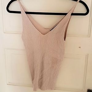 Sparkle knit crop top